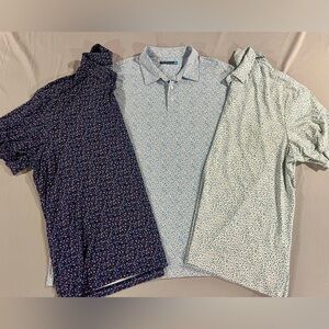 ❗️3 Roundtree & Yorke Men's Polo Shirt Set size XXL EUC -All 3 with purchase
